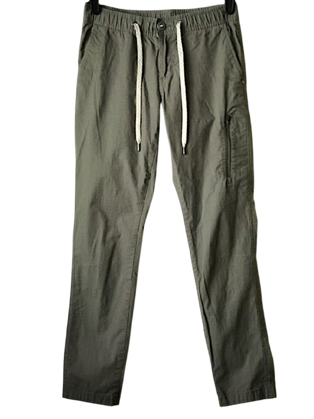 Vuori Women's Cotton Ripstop Pants XS Army Green - Picture 4 of 10